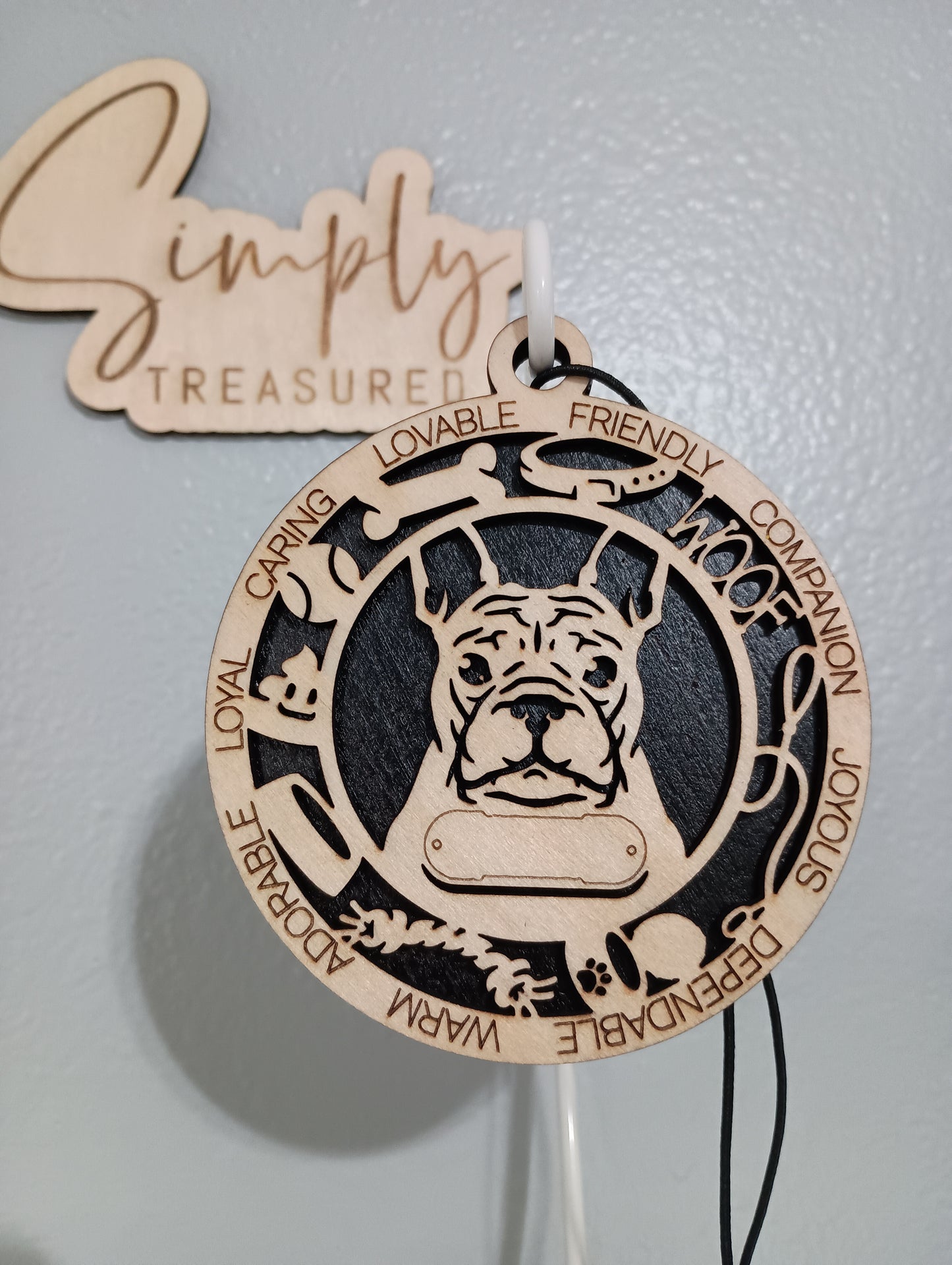 French Bulldog Car Charm Air Freshener