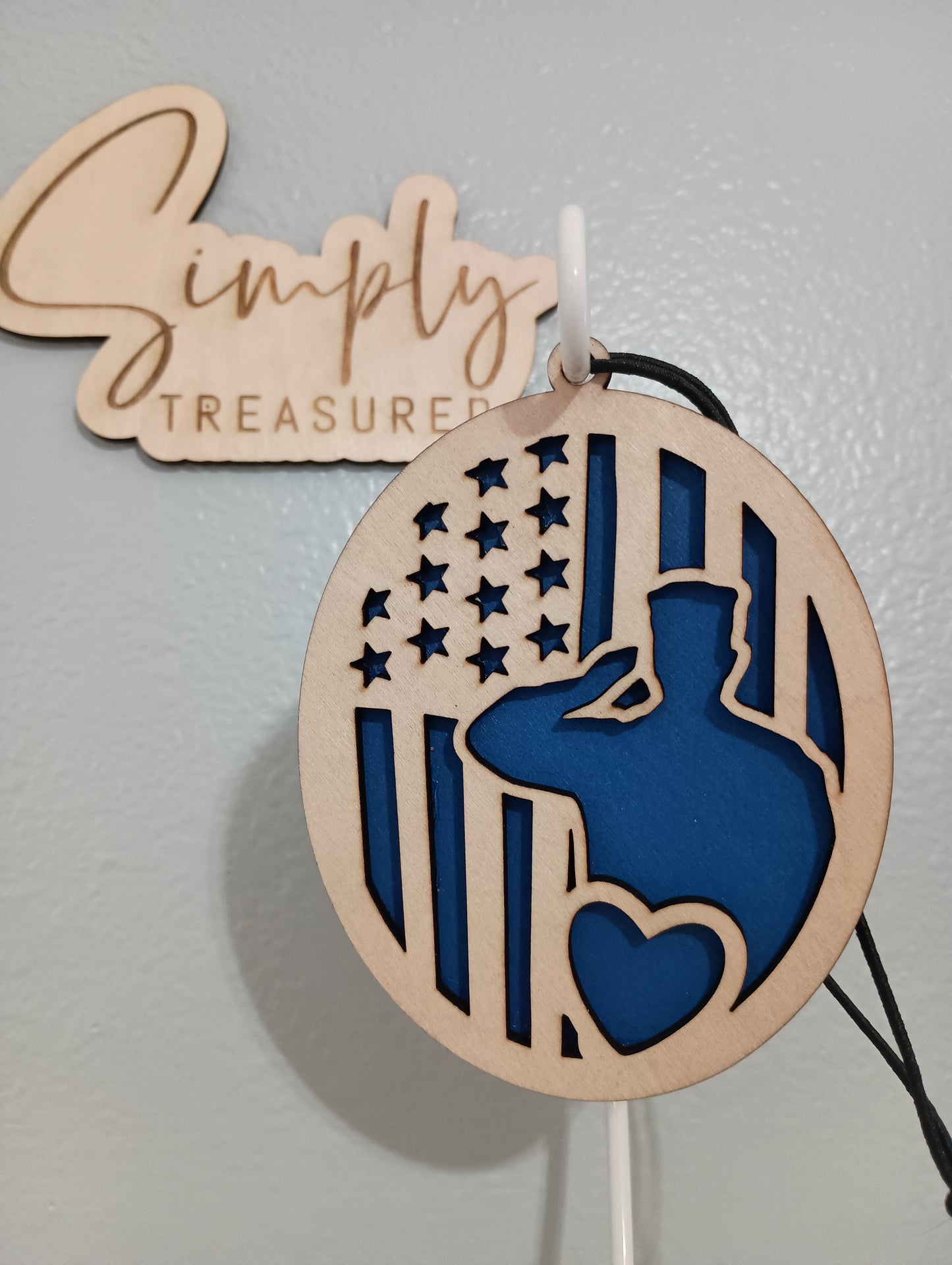 Soldier Story Card Car Charm Air Freshener
