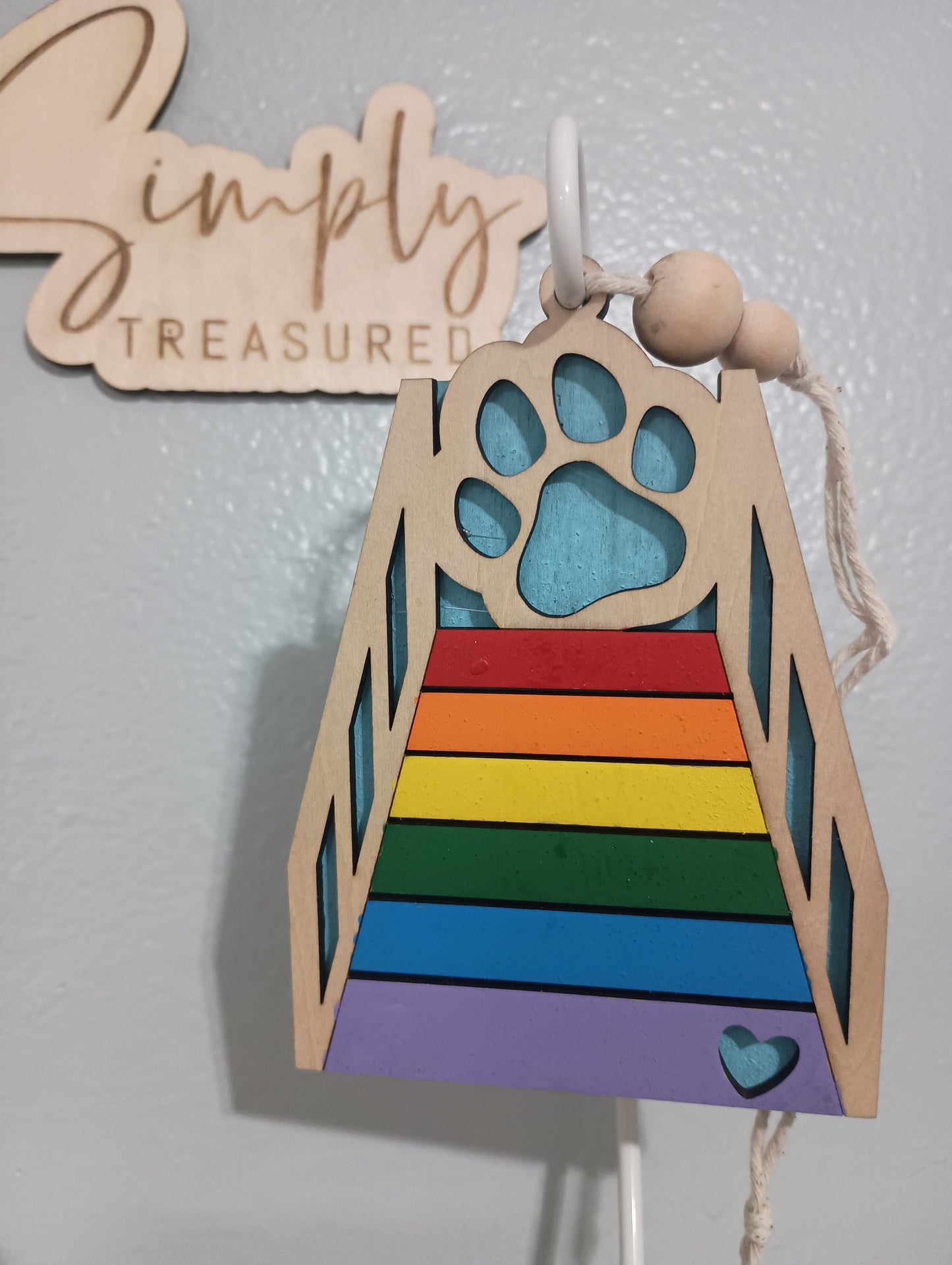 Rainbow Story Card Car Charm Air Freshener