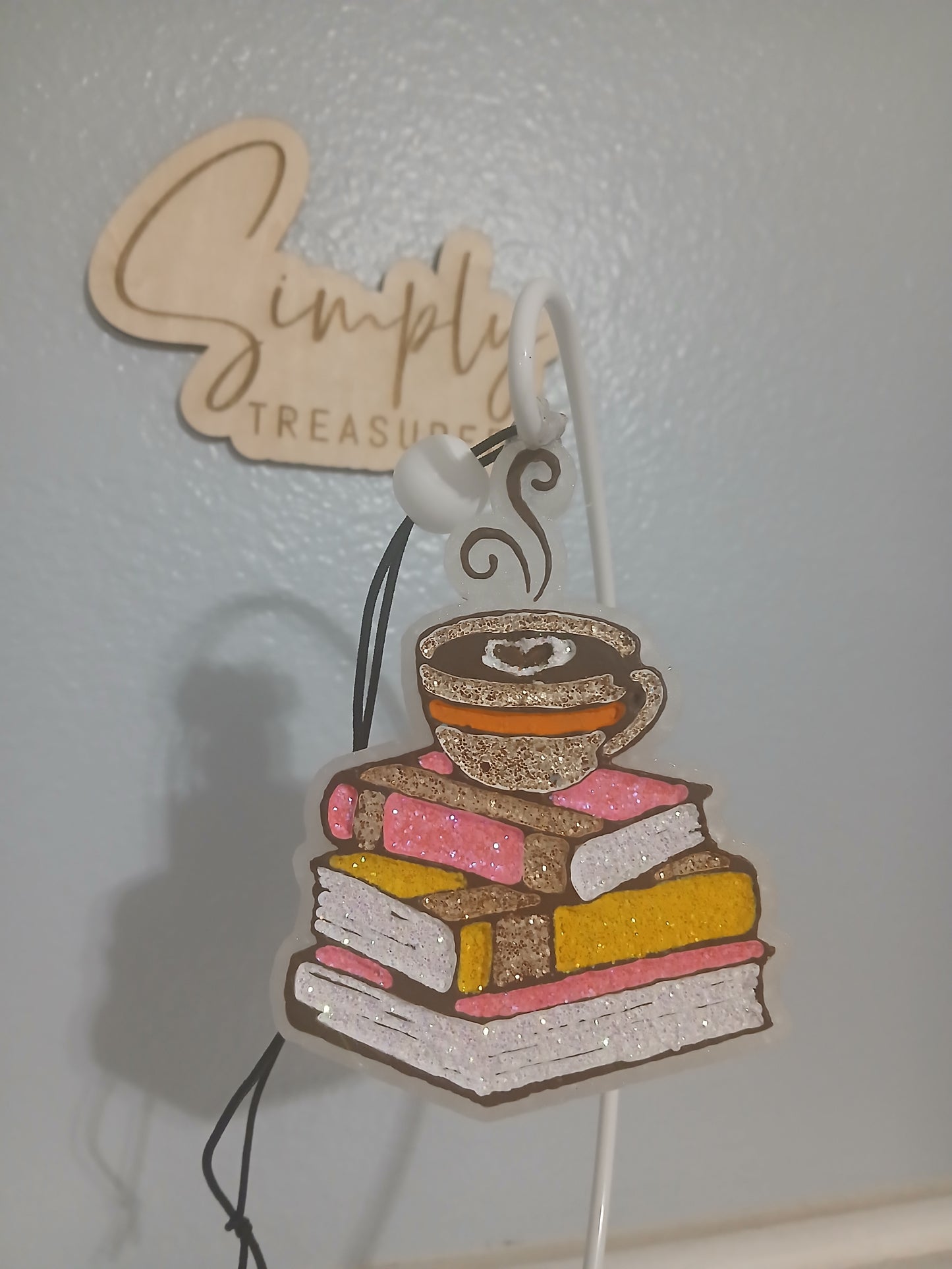 Books and Coffee Freshie