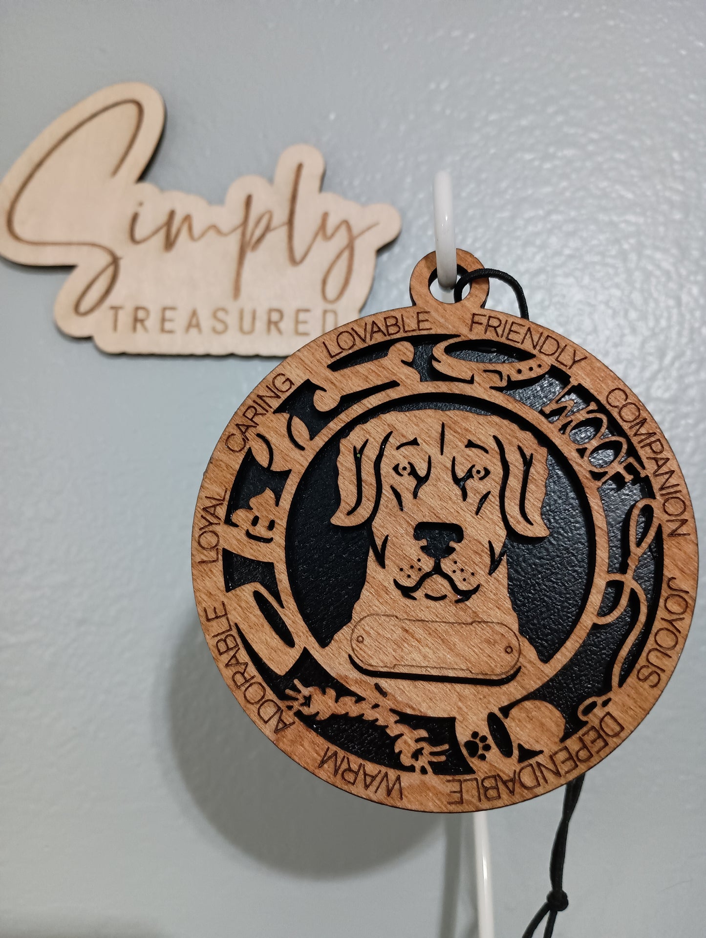 Chesapeake Bay Retriever Dog Car Charm Air Freshener