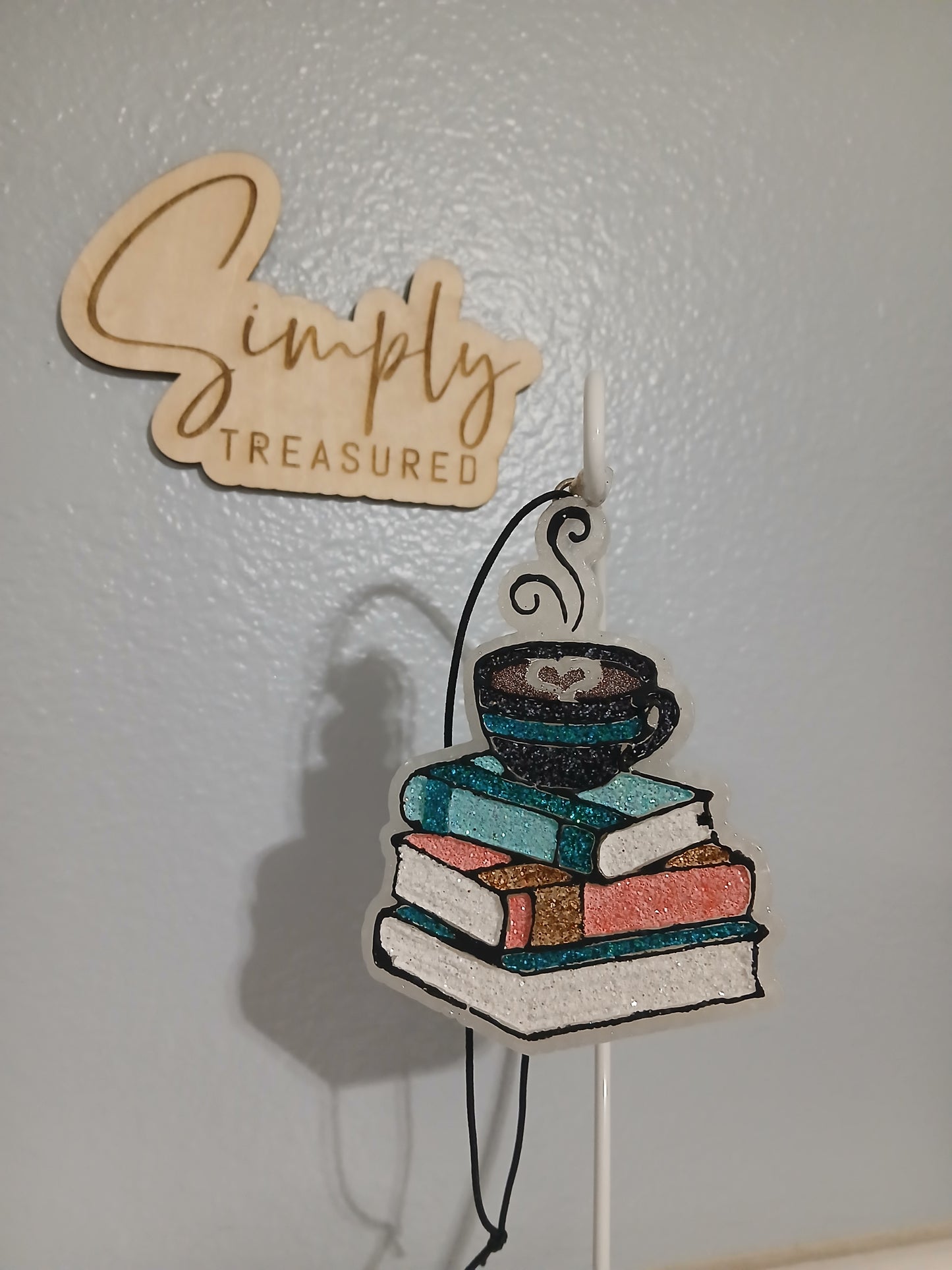 Books and Coffee Freshie