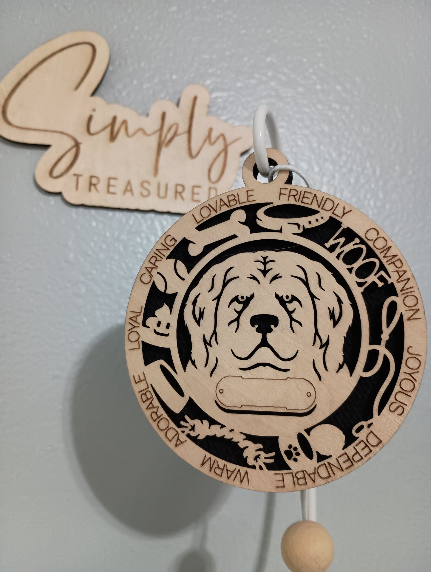 Newfoundland Dog Car Charm Air Freshener