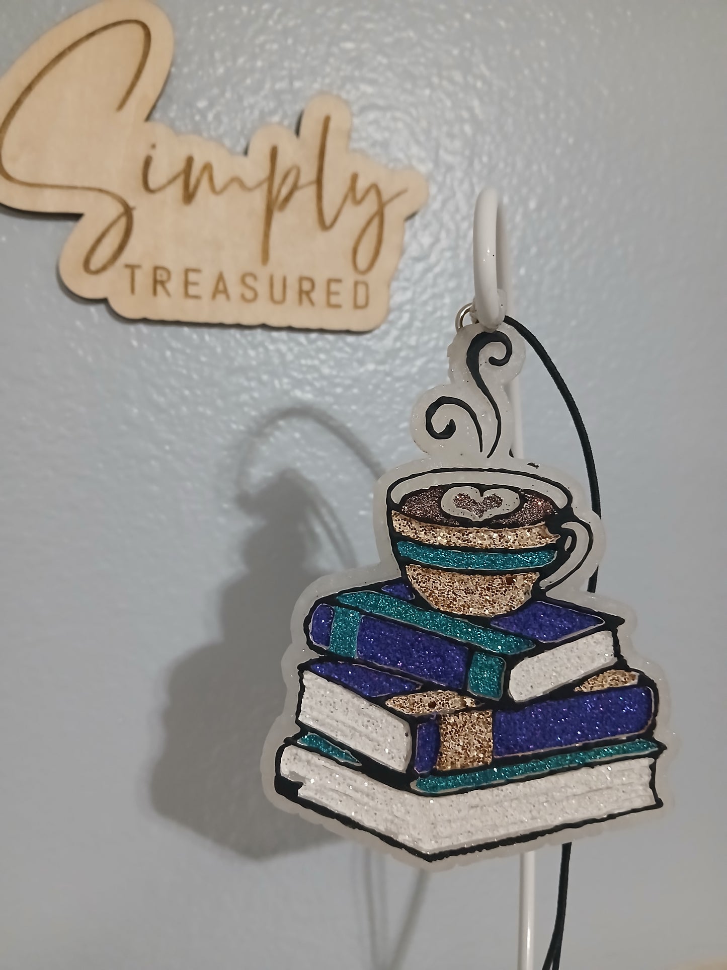 Books and Coffee Freshie