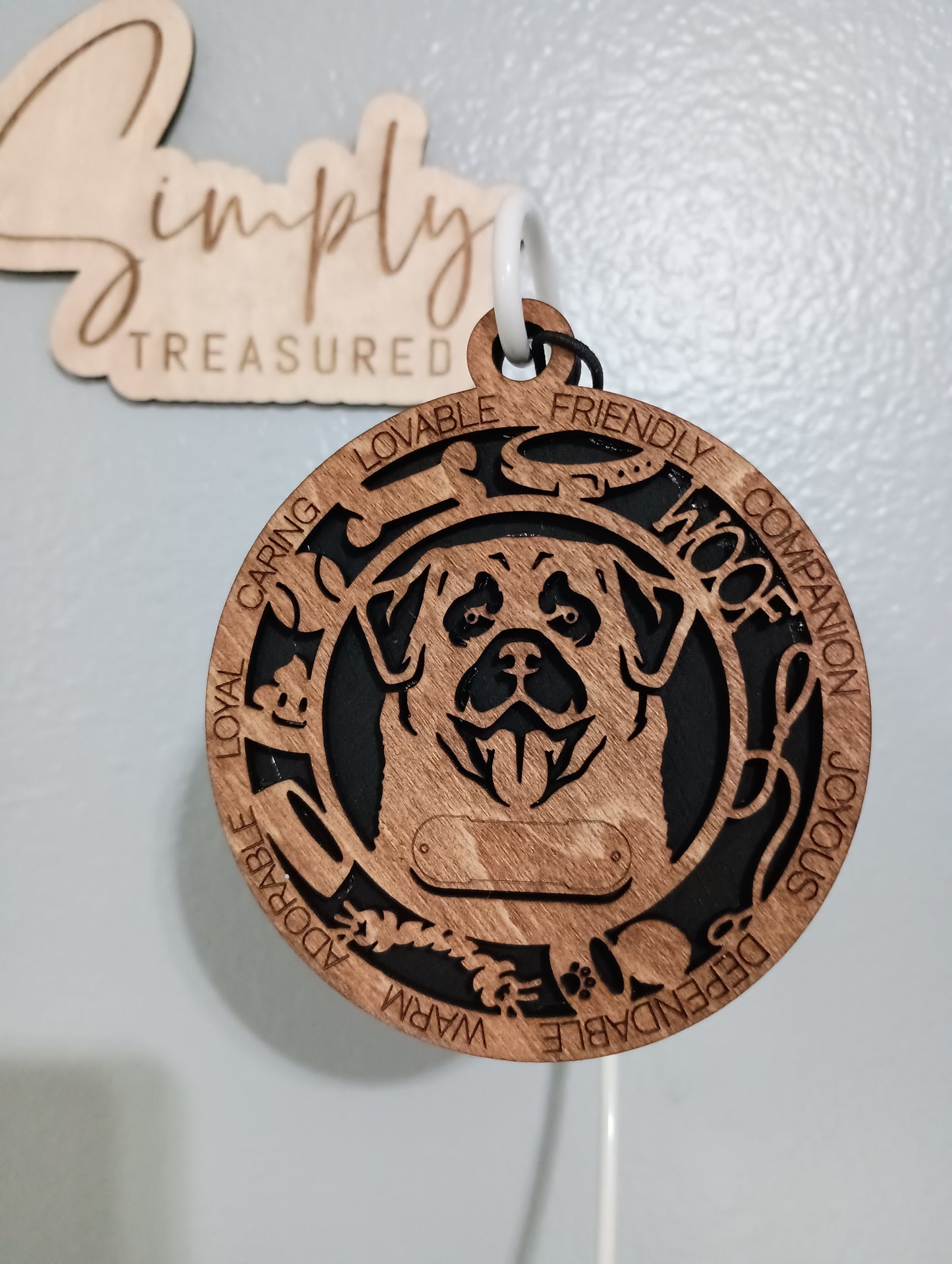 Anatolian Shepard Dog Car Charm Air Freshener