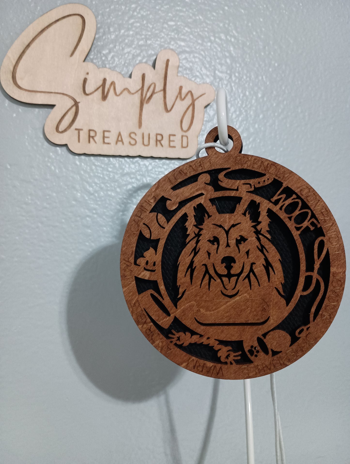 Shetland Sheepdog Car Charm Air Freshener