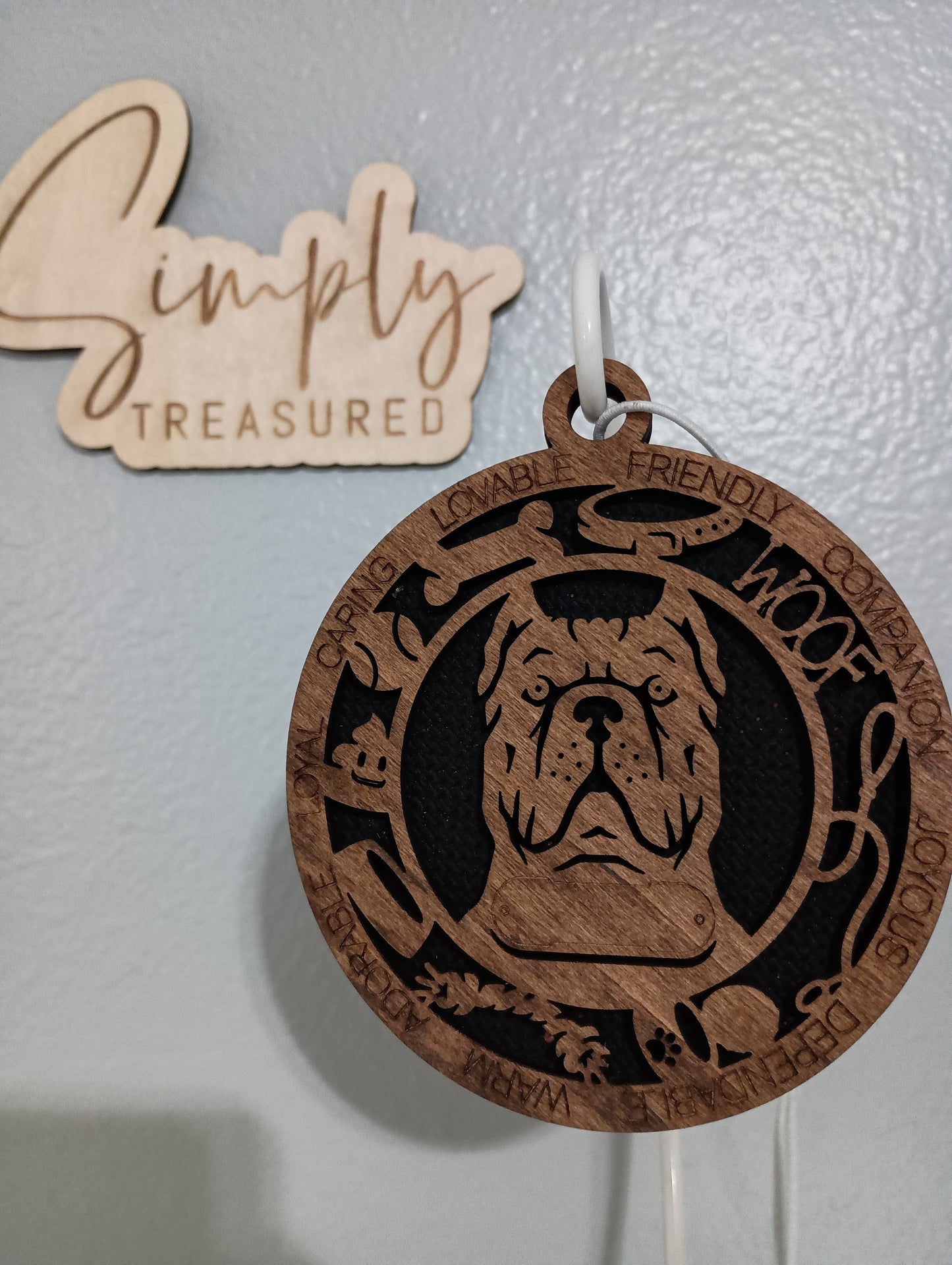 Cane Corso(cropped) Dog Car Charm Air Freshener