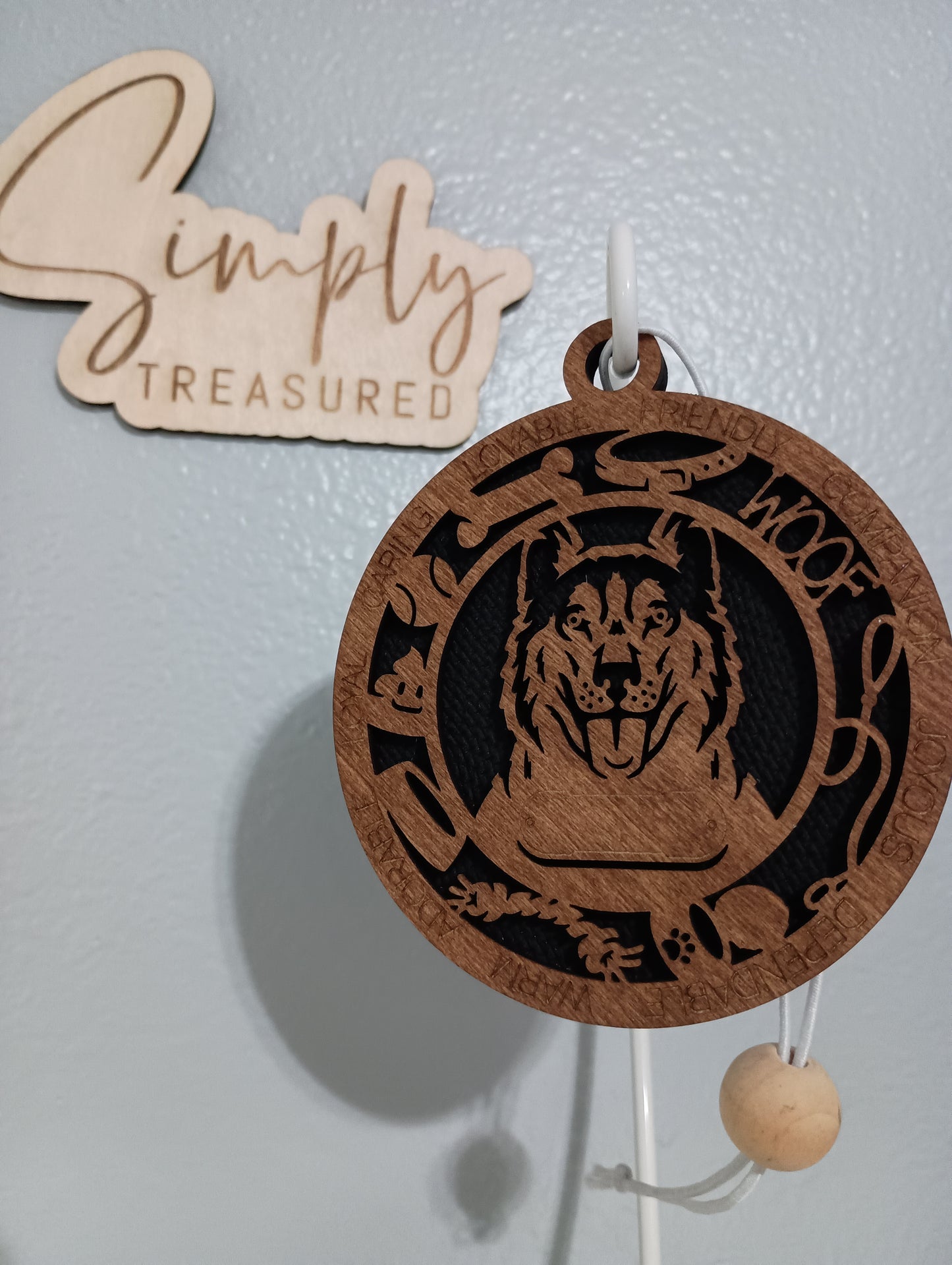 Husky Dog Car Charm Air Freshener