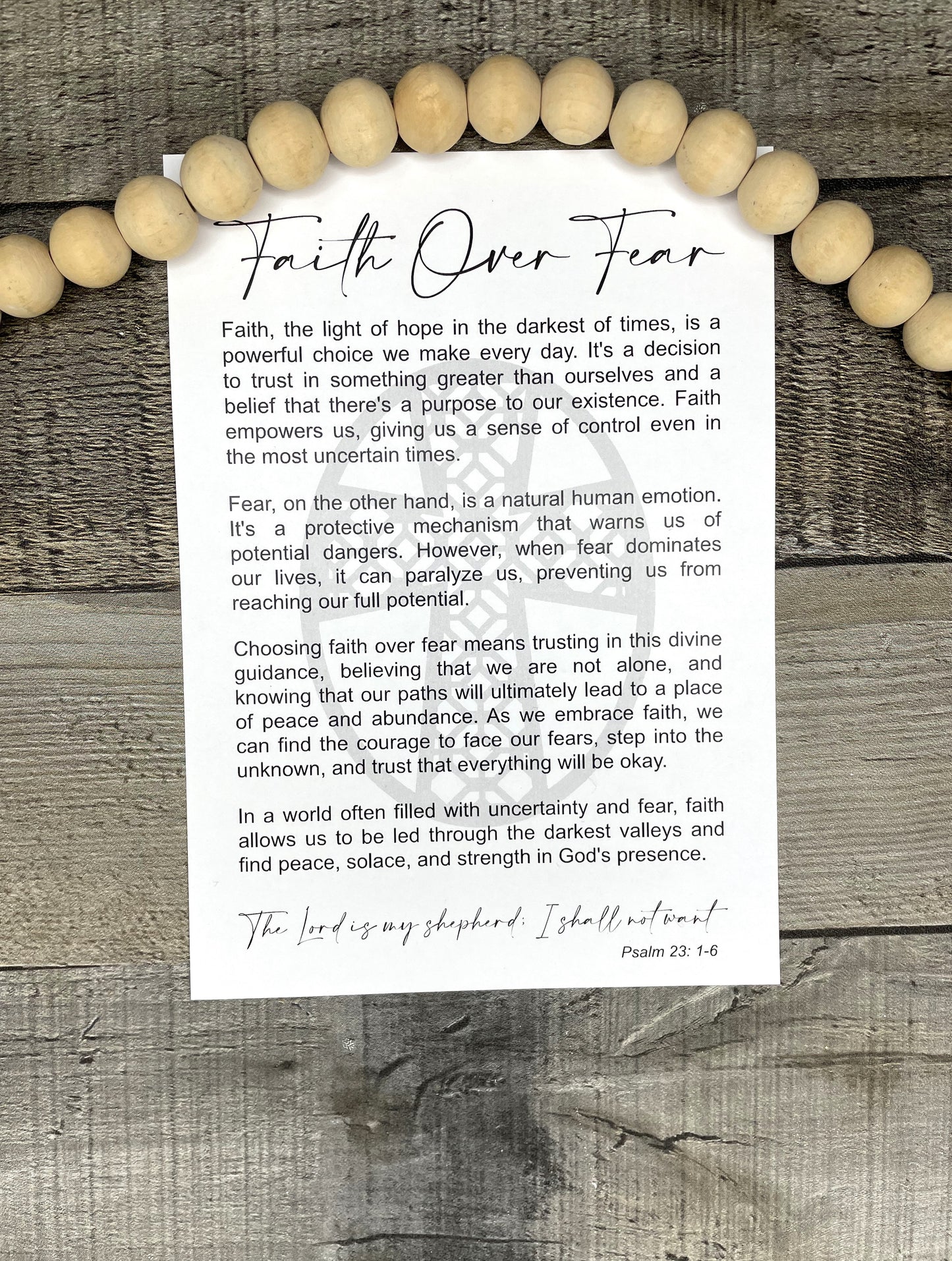 Psalms Story Card Car Charm Air Freshener
