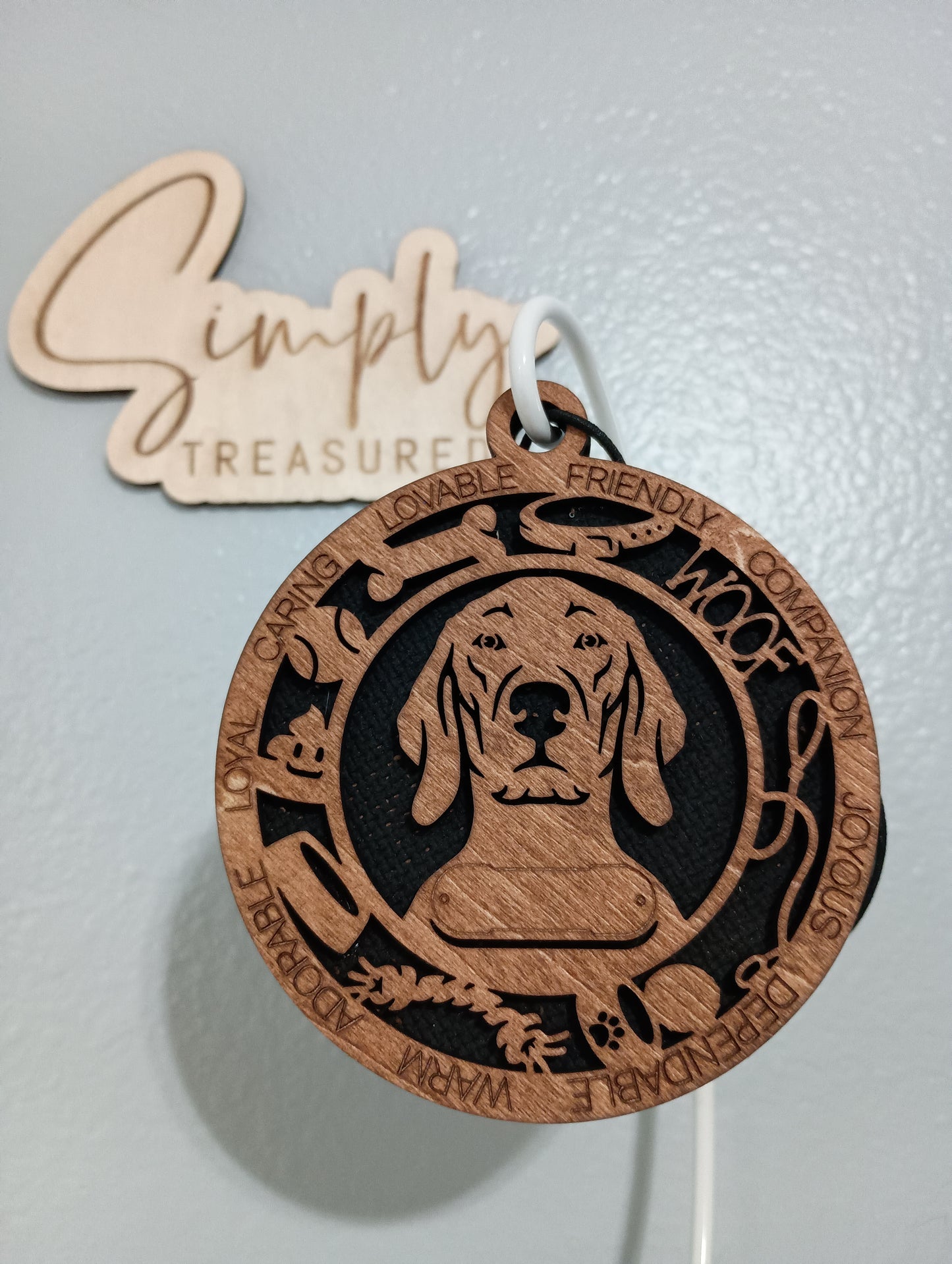 Vizsla Dog Car Charm Air Freshener