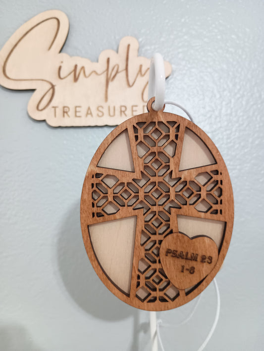 Psalms Story Card Car Charm Air Freshener