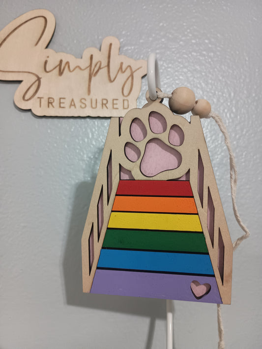 Rainbow Story Card Car Charm Air Freshener