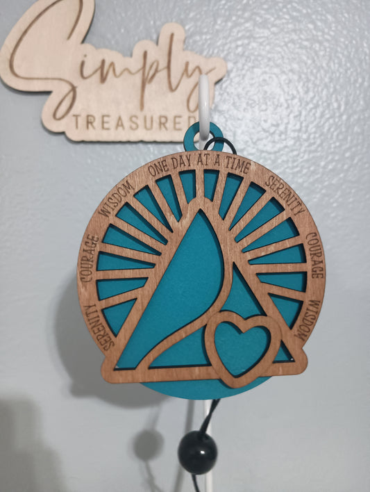 Recovery Story Card Car Charm Air Freshener