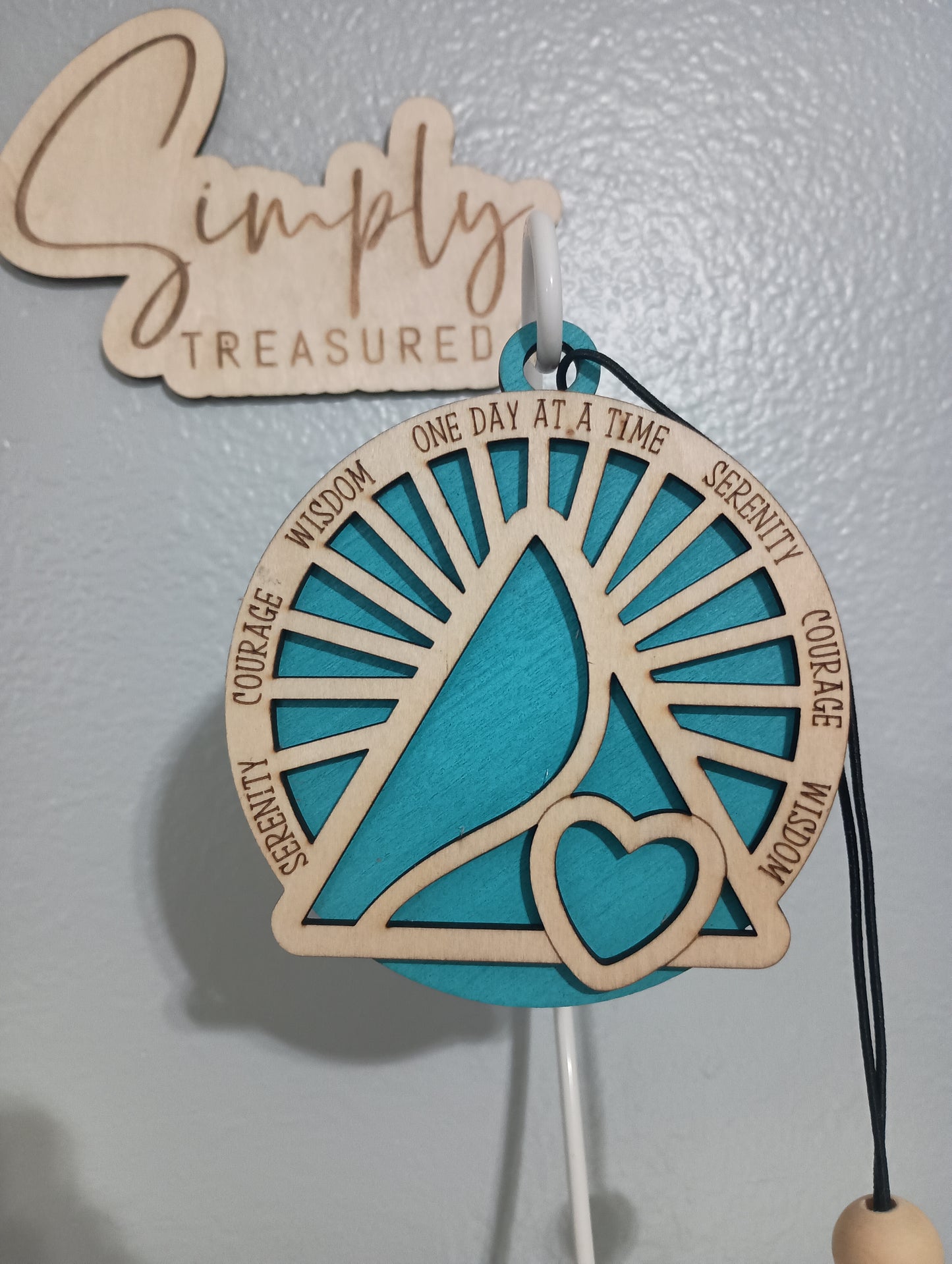 Recovery Story Card Car Charm Air Freshener