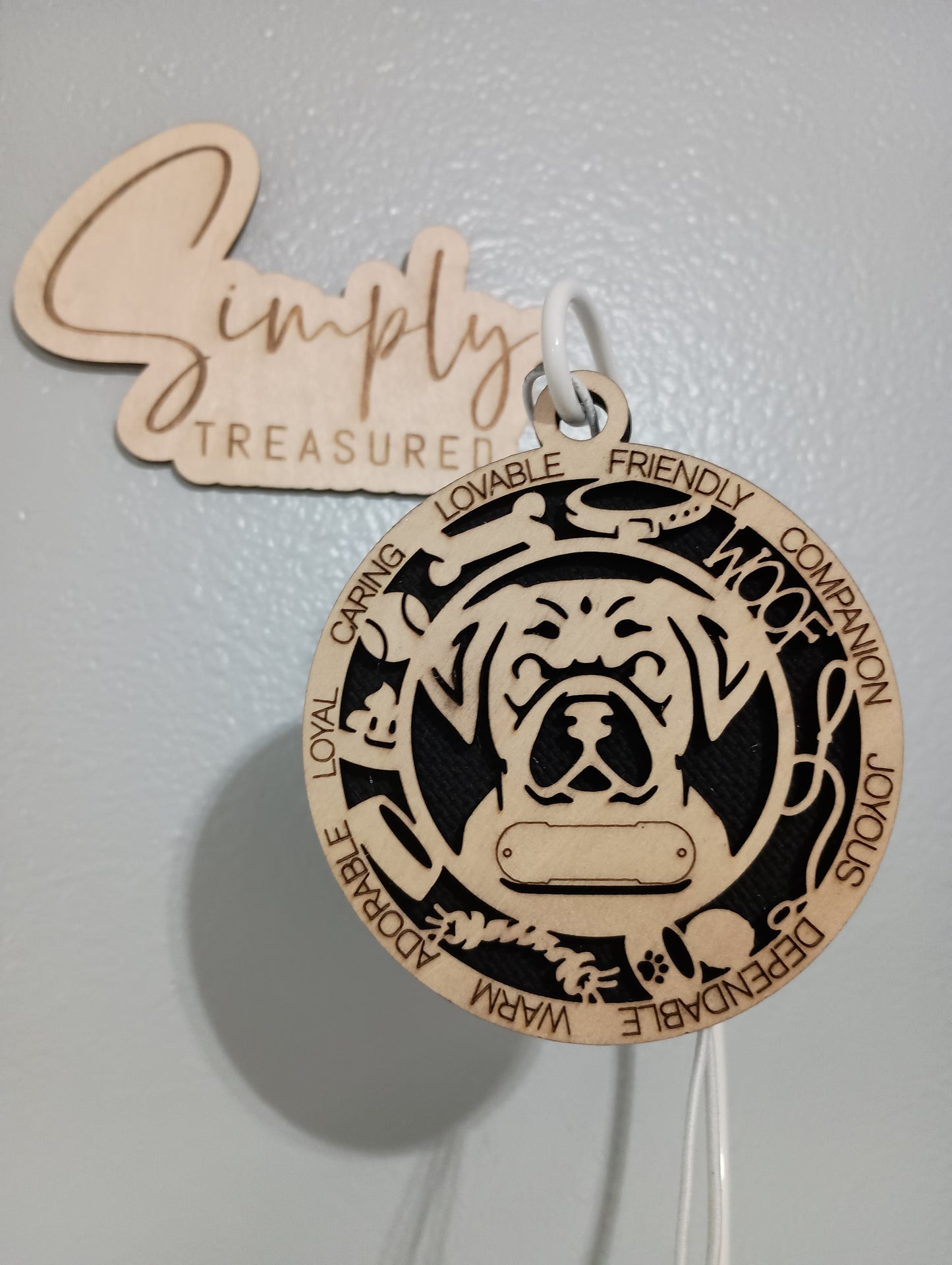 Puggle Dog Car Charm Air Freshener