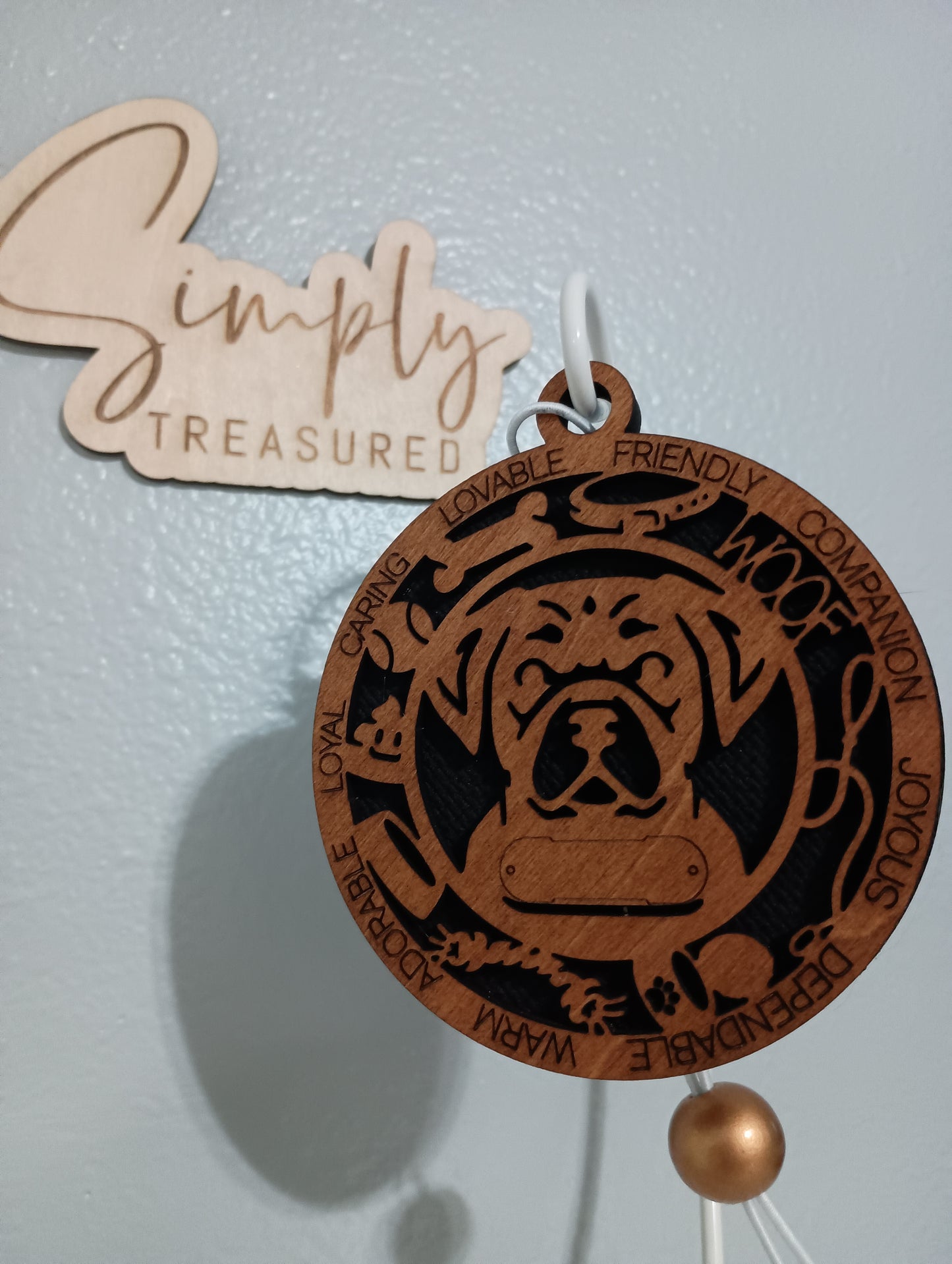 Puggle Dog Car Charm Air Freshener