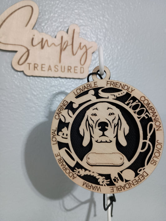 Vizsla Dog Car Charm Air Freshener