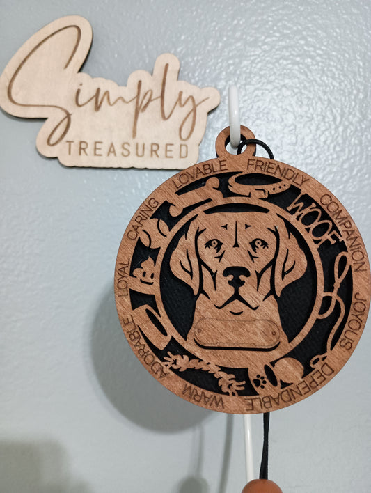 Labrador Dog Car Charm Air Freshener