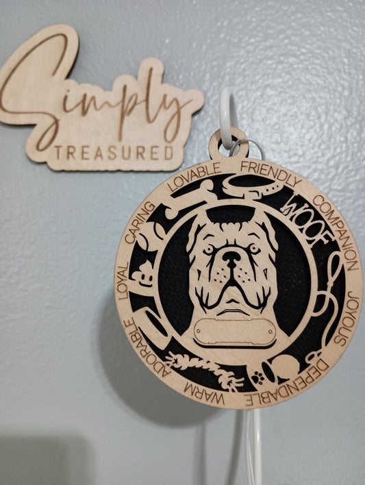 Cane Corso(cropped) Dog Car Charm Air Freshener