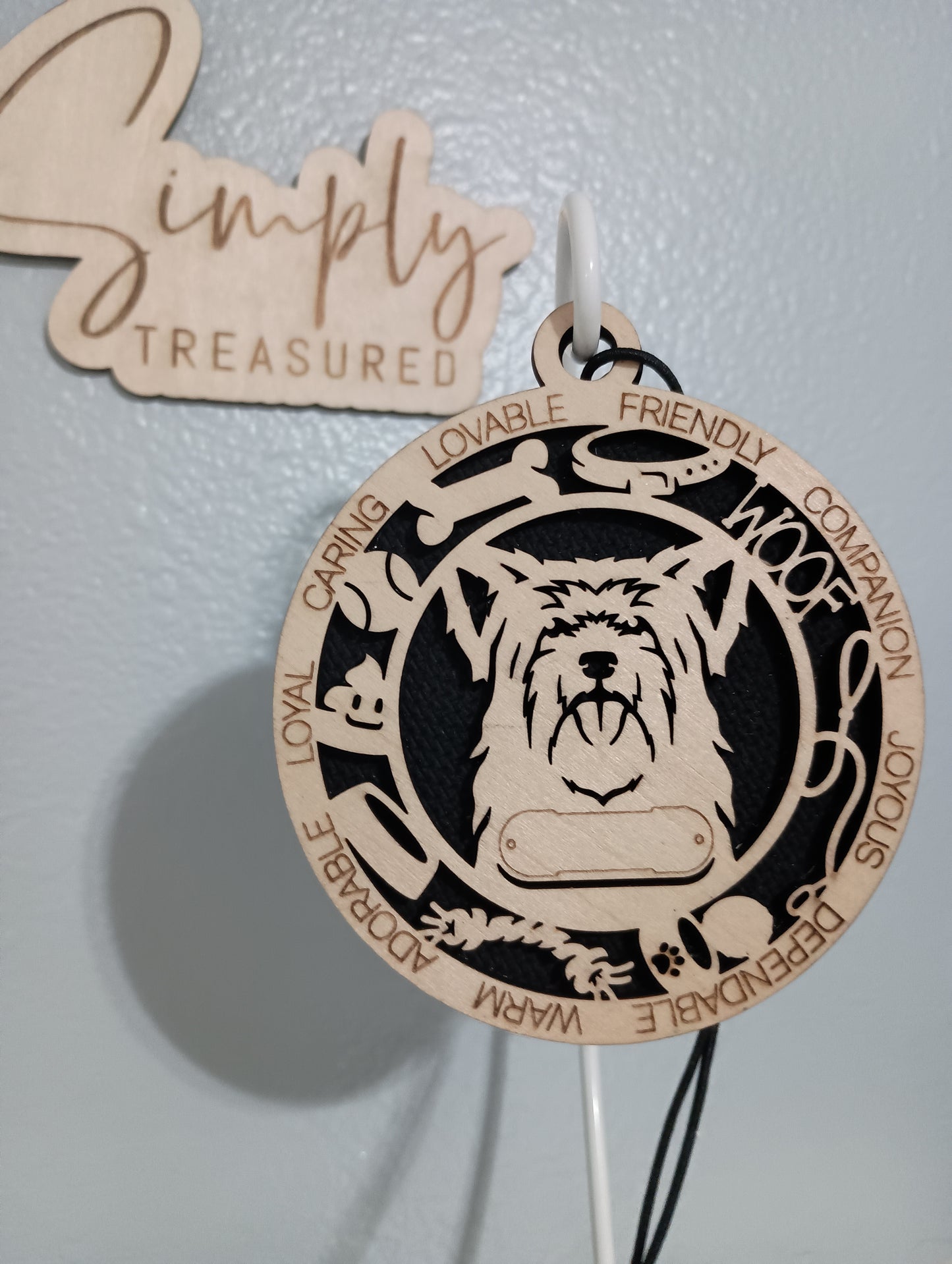 Yorkshire Terrier Car Charm Air Freshener