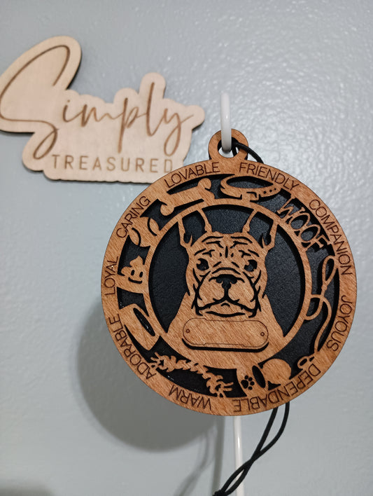 French Bulldog Car Charm Air Freshener