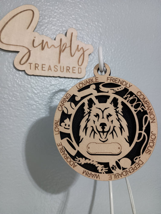 Shetland Sheepdog Car Charm Air Freshener